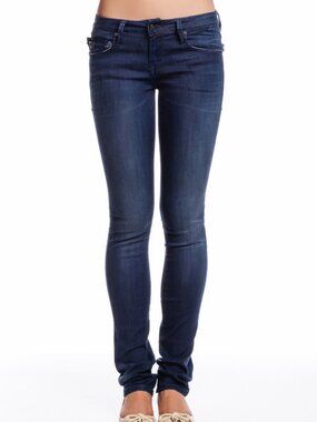 Jimmy Taverniti Straight Denim Luxury Vintage Jeans Blue W-89-A919-NVY NWT